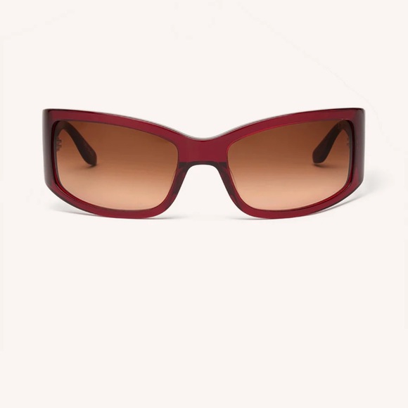 DEZI x MONET Montay Sunglasses Deep Red